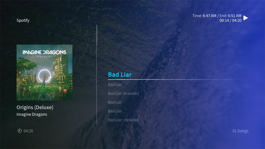 playing spotify in kodi