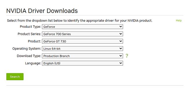 ubuntu nvidia .run driver