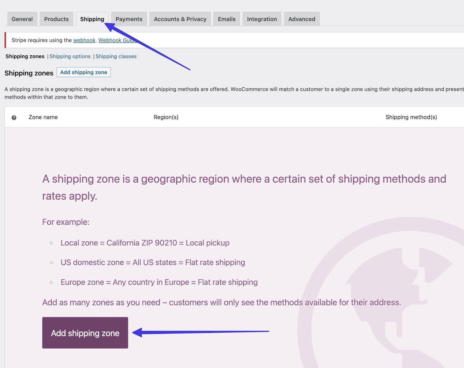 Click on shipping.