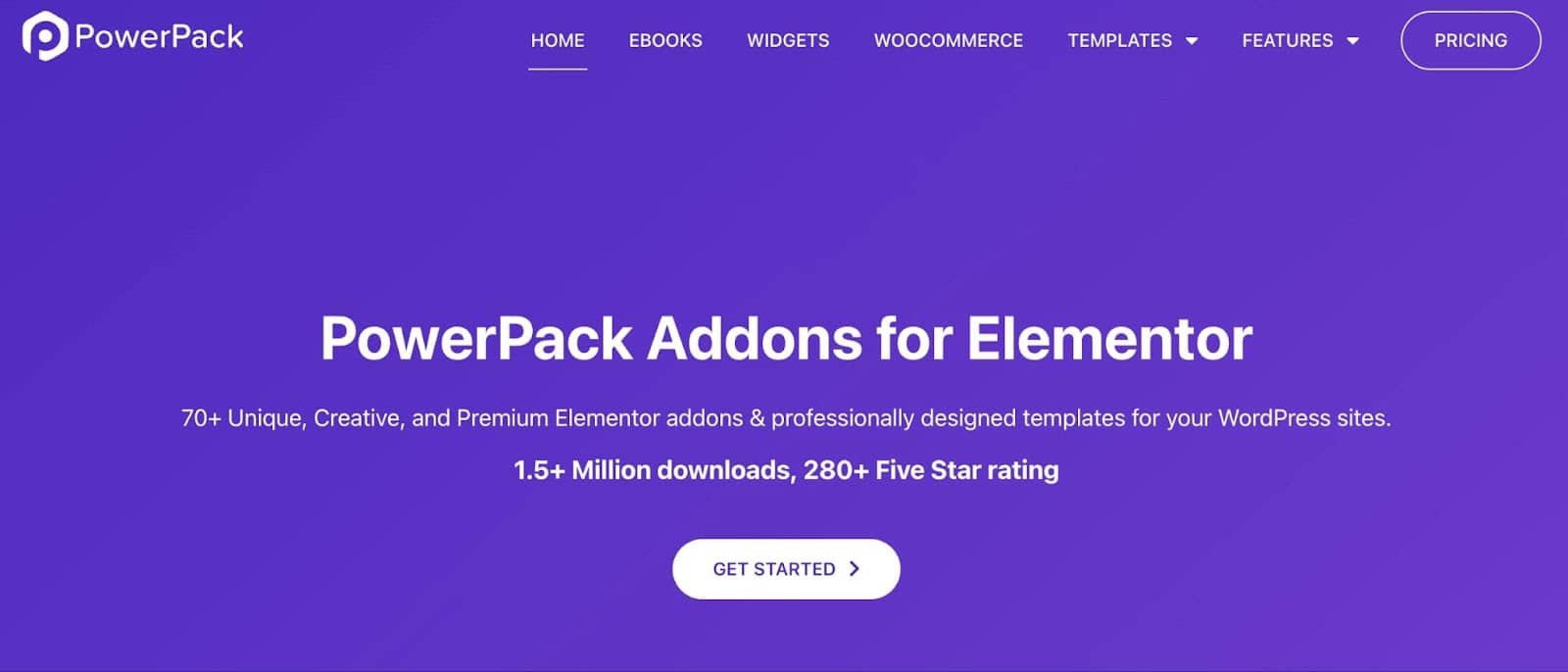 PowerPack homepage and sign up.