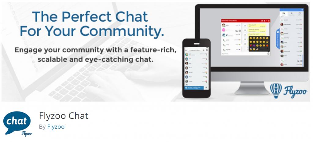 The Flyzoo Chat featured image on the WordPress Plugin Directory page