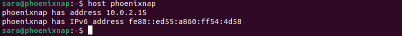 host phoenixnap terminal output