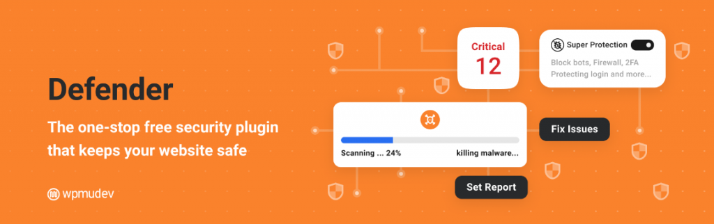 The Defender Security WordPress security plugin