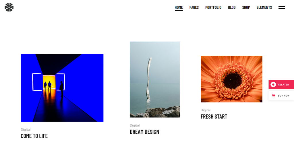 The Boldlab theme for minimalist portfolios