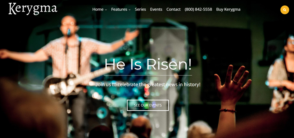 The Kerygma WordPress theme