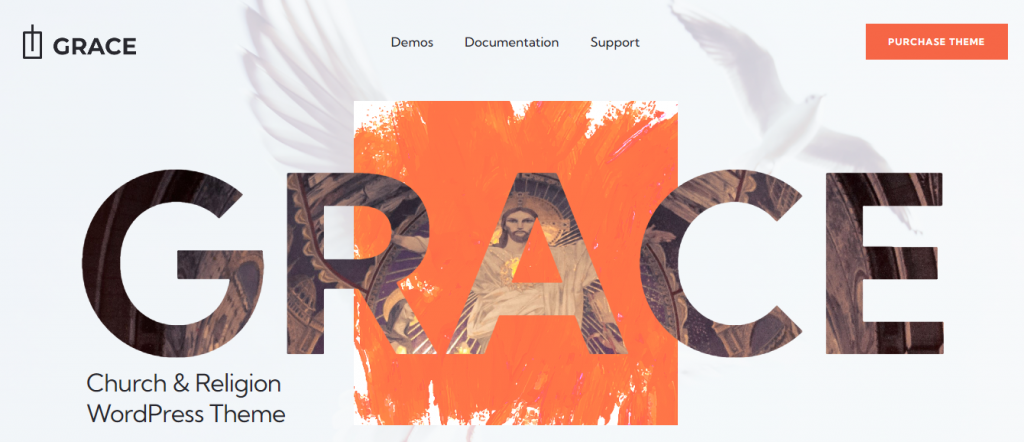The Grace WordPress theme for church websites