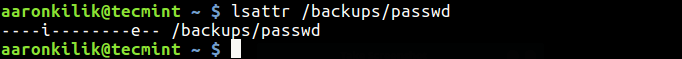View Linux File Attributes