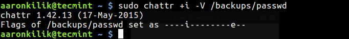 Make File Undeletable in Linux